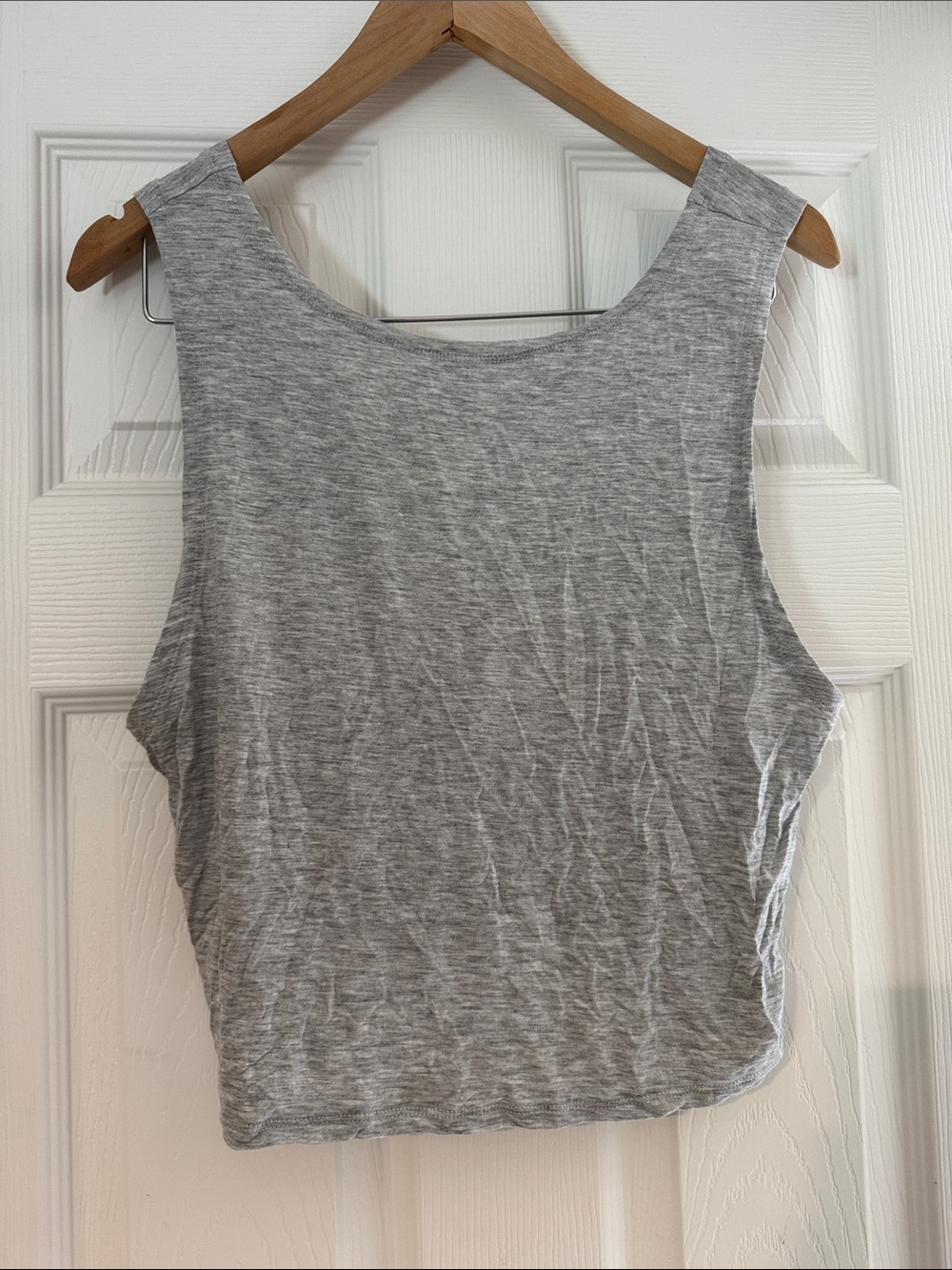 aerie Light Gray Tank Crop Top
